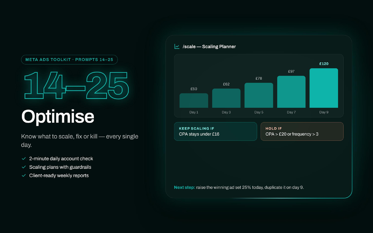 Meta Ads Toolkit - Optimise